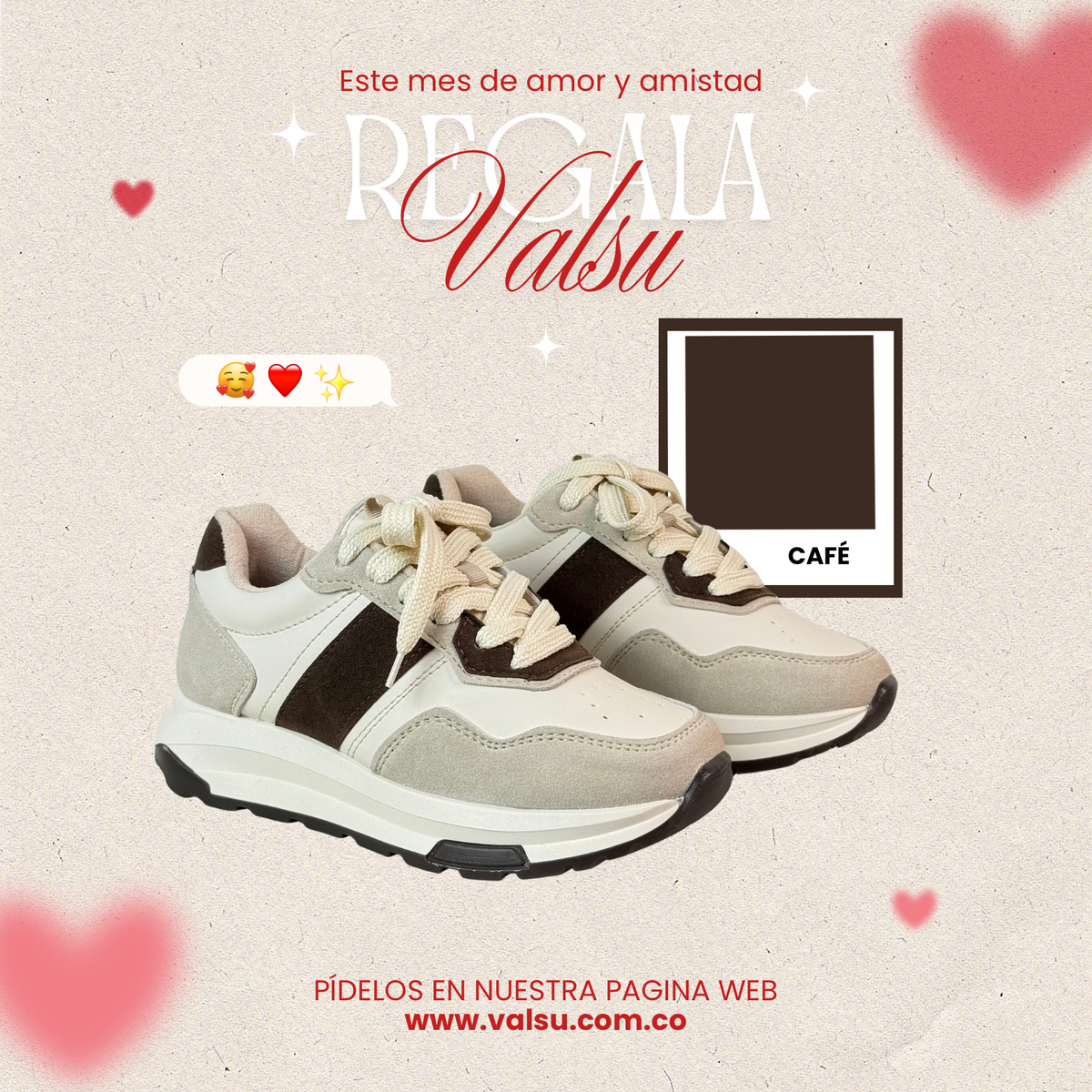 Tenis Mujer Café Valsu 843